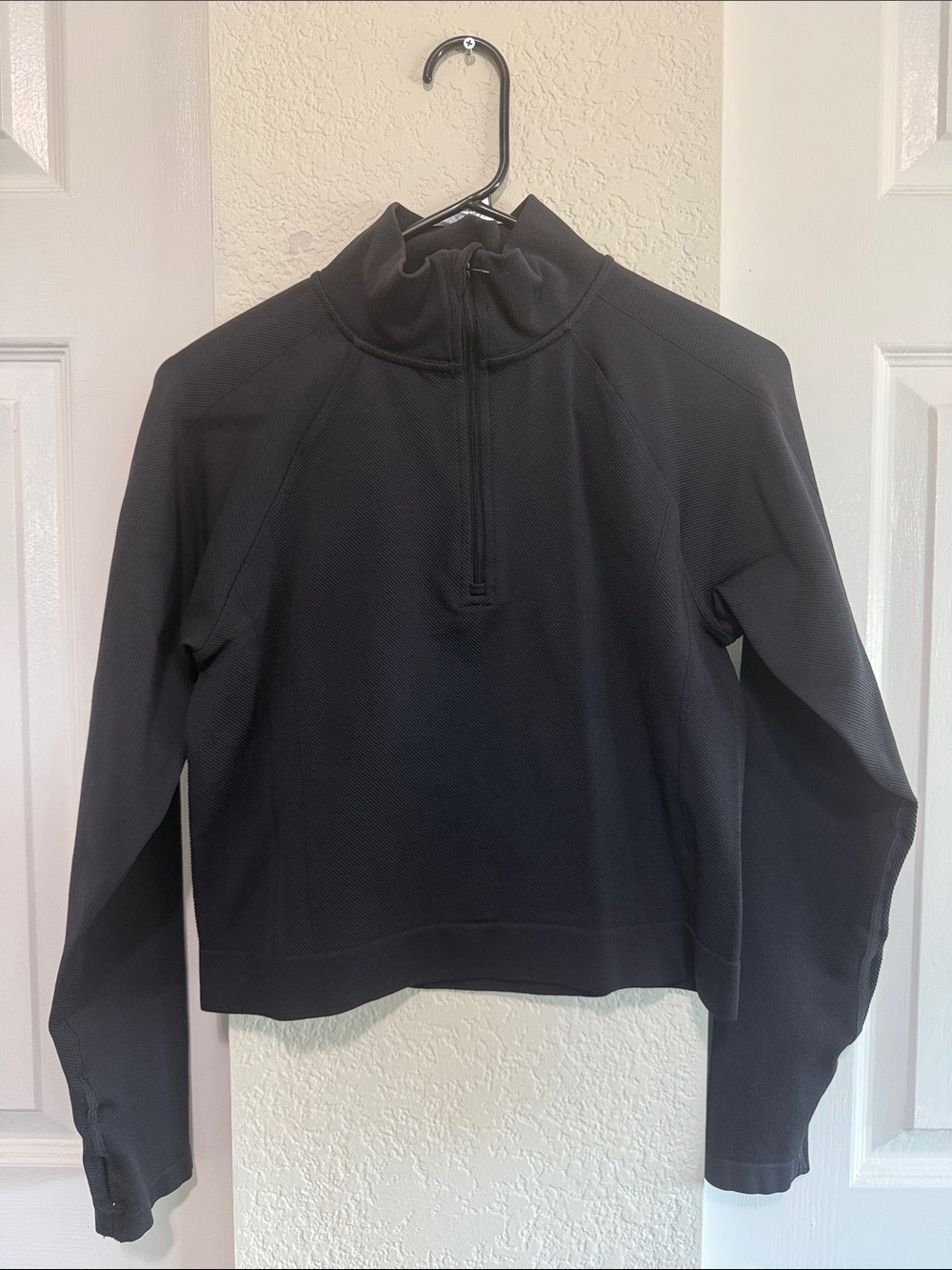 all in motion Black Half-Zip Pullover